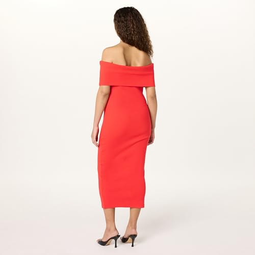 The Drop Women's Lora Off The Shoulder Midi Sheath Dress for Casual Occasions
| The Drop Women's Lora Off The Shoulder 