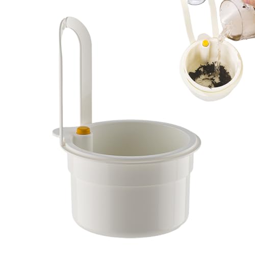 Cesta coladora para fregadero de cocina | Fregadero autolimpiable, recogedor de residuos de alimentos, escurridor de residuos de frutas y verduras para el hogar, espacios pequeños, dormitorios