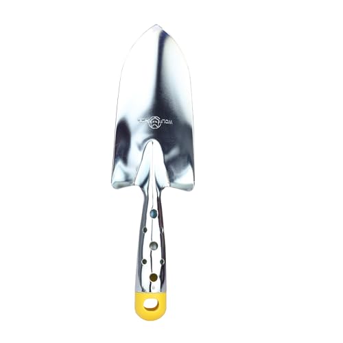 WOLF Garten WOLF-Garten Blumen Kelle, 28.8 x 8.3 x 6.9 cm, Silber / Gelb – Bild 4