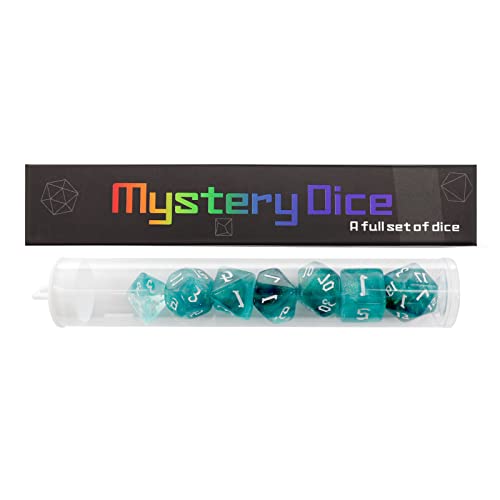 Haxtec Mystery Dnd Dice Set Random Style 7Pc Polyhederal Dice Set With Dice Display Case Dungeons And Dragons Dice Blind Box Dnd Gifts #TOP1