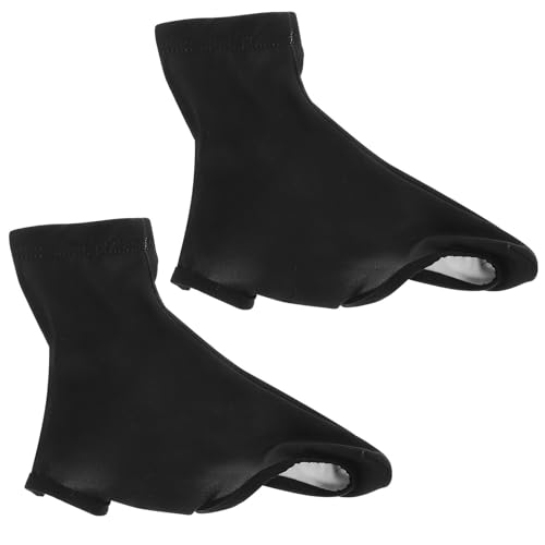 Cubiertas térmicas para calzado BESPORTBLE, 1 par, negras, tamaño 22x19 cm, para ciclismo y actividades al aire libre en invierno miniatura 1