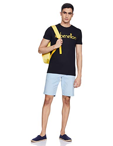Image of United Colors of Benetton Men's Cotton Regular Fit T-Shirt