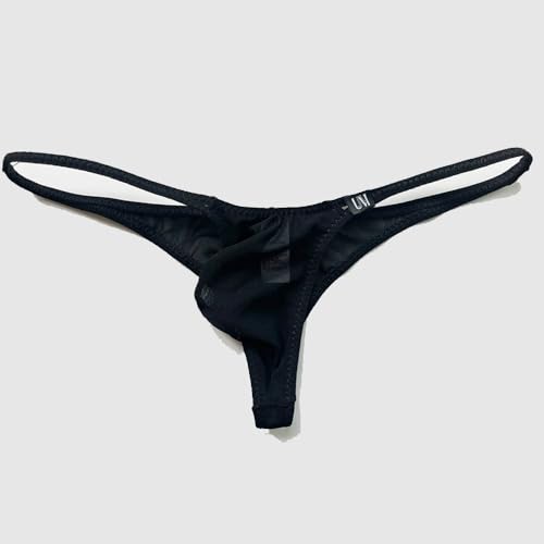Men's Low Rise Sexy G-string Panties See Through Mesh Thongs Bulge Pouch T Back Thongs2