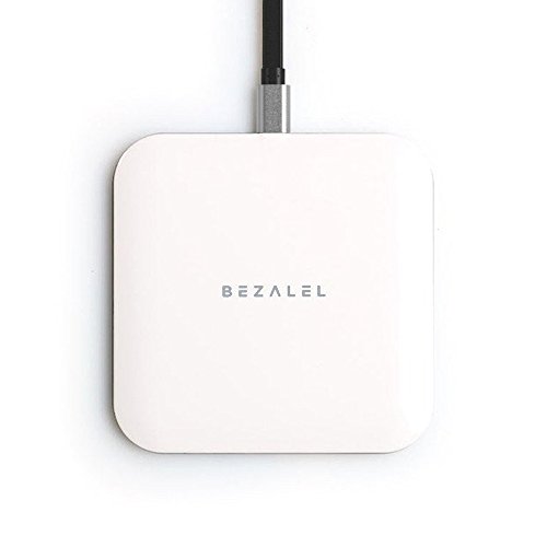 BEZALEL Futura X 15W Fast Charge Charging Pad Compatible with iPhone 11/11 Pro/11 Pro Max/XR/XS/X/8 Plus Galaxy S20/S10/S9 Note 10/9/8 Sony LG G7/G8/V40, Pixel 3/4 XL - White (7mm Thin, Qi-Certified)