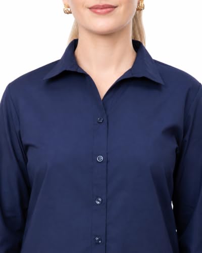 Image of ESTA Women Full Sleeve Stylish Western Official Formal Shirts Regular fit Shirts for Women