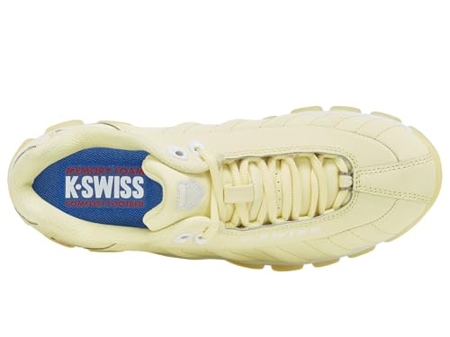 Image of K-Swiss Women's ST329 CMF Sneaker, Wide Tennis Walking Leather Shoes