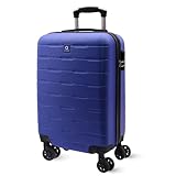 AMICHI - Maletas de Viaje Cabina - Maleta Cabina - Maletas de Viaje - Apta para Ryannair- Trolley Equipaje para Avion Resistente con 4 Ruedas de 360º y candado