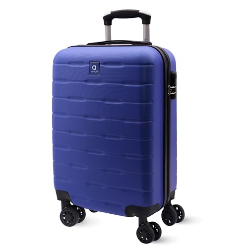 AMICHI - Maletas de Viaje Cabina - Maleta Cabina - Maletas de Viaje - Apta para Ryannair- Trolley Equipaje para Avion Resistente con 4 Ruedas de 360º y candado