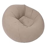 TOYANDONA Portatile per Camping e Bbq Bean Bag Flockata per Relax in Camera Balcone e immagine