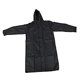 [LIFKOME] シー長めデザイン 防水 レインコート 男女兼用 速乾 軽量 素材 全身カバー 飛沫防止 スナップボタン付き ワン型 雨具 オフィス キャンプ 通勤 旅行用