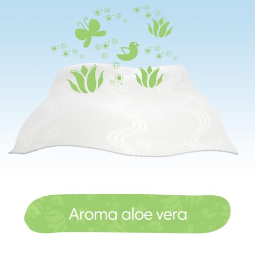 Lenços Umedecidos Pampers Aroma de Aloe Vera 48 Unidades, Pampers