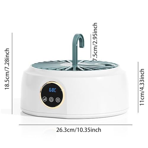 Portable Clothes Dryer, Small Dryer Machine, Electric Clothes Dryer with Remote Dryer&Bag, Mini Laundry Dryers, Suitable for Underwear, Baby Clothes, Light Clothes