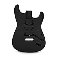 Pre-routed basswood body with black finish Solid basswood offers smooth, balanced tone Carved sections for standard electronics, pickups and neck Ideal for guitar builders and DIY enthusiasts