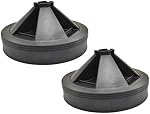 2 PCS Garde d'élimination des ordures 3 1/8 pouce Sink Baffle, technologie de collier silencieux, compatible avec Moen Evolution Series