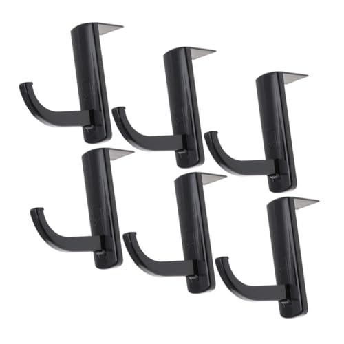 VILLFUL 6個 ヘッドホンマウント 耐久性フック付き ヘッド収納ラック 卓上 壁掛け対応 ゲーム カフェ用 ヘッドホン整理用コンパクトホルダー