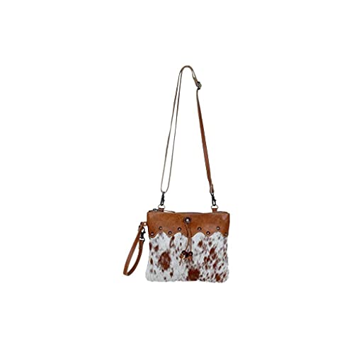 Image of Myra Bag Cowprint Purse - Cowprint Bags for Women, Over The Shoulder Purse