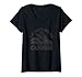 Femme T-shirt de camping humoristique I'd Rather Be Camping T-Shirt avec Col en V