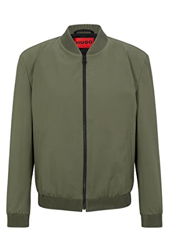 HUGO Herren Ukashi232X Slim-Fit Jacke aus funktionaler Stretch-Baumwolle...