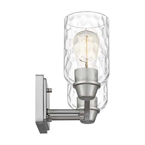 Image of Quoizel Acacia 14 inch Vanity Light, 2-Light, Brushed Nickel