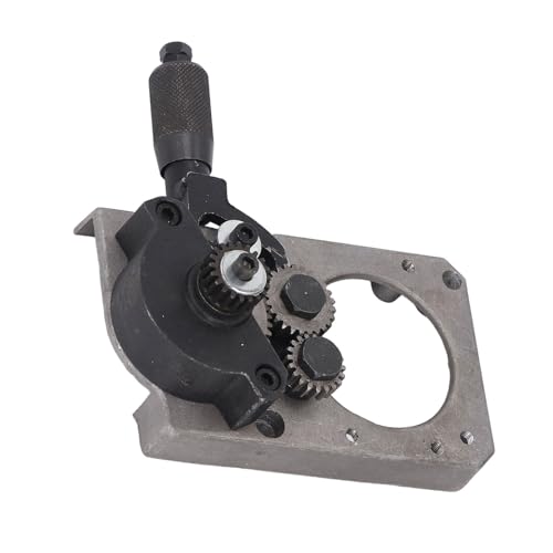 Walfront Conjunto de Cabezal de Torno de Aluminio 20T 25T 45t, Engranaje para 0618, 7x12 7x14 Mini Tornos, Accesorio hacia Adelante con Aleación de Aluminio, 45 Material de Acero