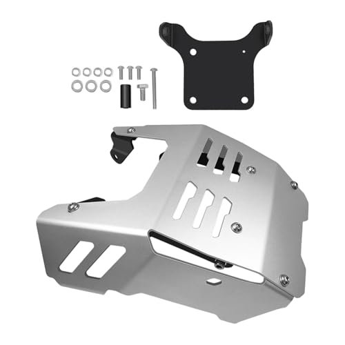 Protection de châssis en aluminium argent pour éviter les casses moteur et réparations