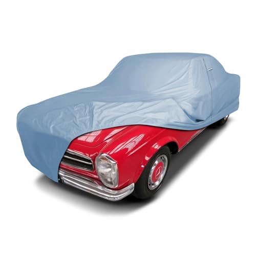 Image of iCarCover Premium Car Cover for 1954-1971 Mercedes-Benz SL-Class Heavy Duty Waterproof All-Weather Automobiles Custom Fit Indoor Outdoor UV Snow Protection Covers with Straps and Bag