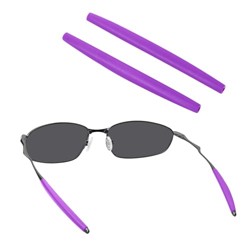Image of BLAZERBUCK Replacement Temple Sleeves Ear Socks for Oakley Whisker /Juliet /A Wire Sunglass - Purple