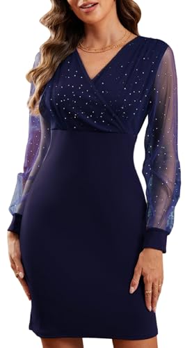 Joligiao Kleid Damen Cocktailkleid Mini...
