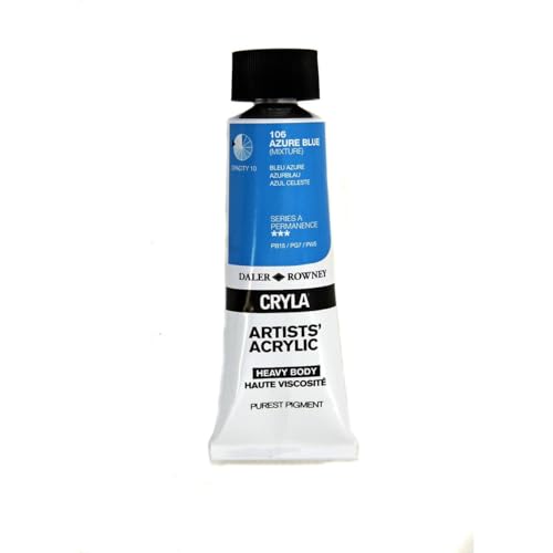 Daler-Rowney Serie C Cryla Acrylfarbe, 75-ml-Tube, Azurblau