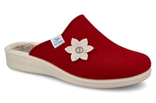 FLY FLOT Damen 864181 Hausschuh, Bordo, 39 EU Cover