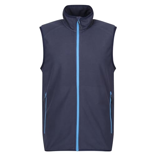 Regatta Professional Men's Navigate Fleece Gilet Chaleco de Forro Polar, Azul, M para Hombre