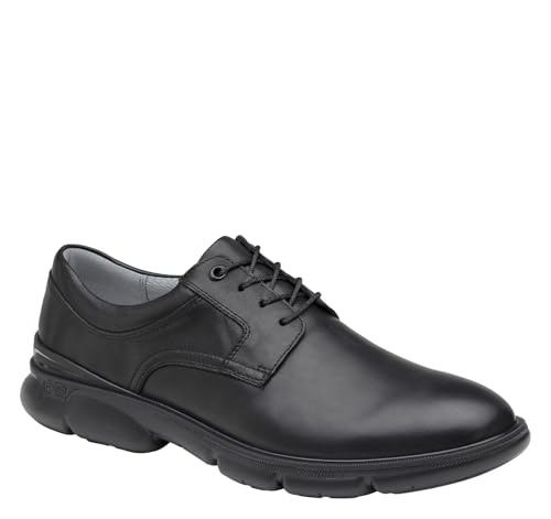 Image of Johnston & Murphy Men's XC4 Tanner Plain Toe Oxford, Black Full Grain, 11 M