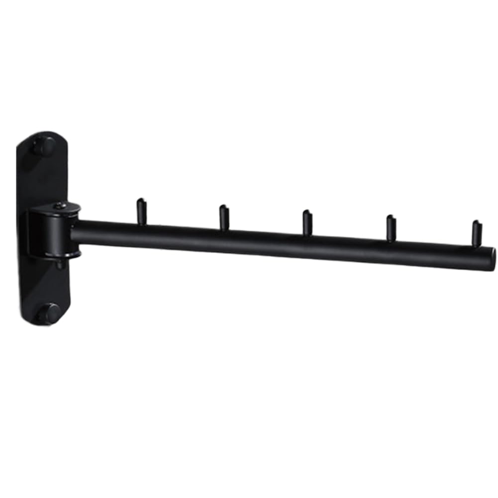 CTRLZS Movable Clothes Rack Drying Clothes Hanger Stainless Steel Rotatable Wall Mounted Indoor Balcony Space Saving