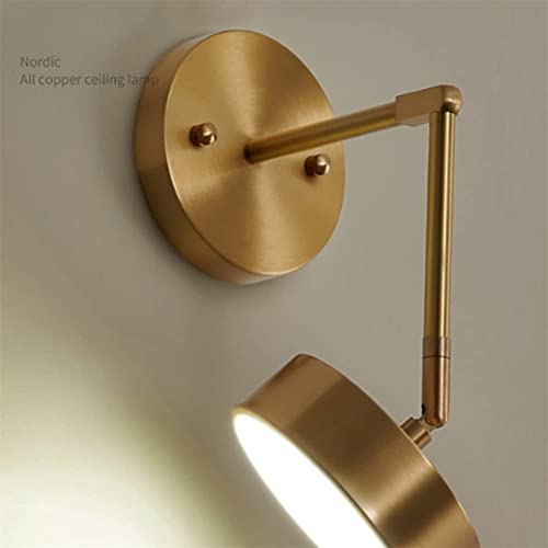 Lámpara de pared de cobre interior para iluminar el pasillo y el balcón 7