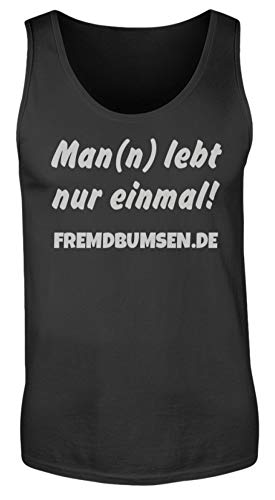 Camiseta de tirantes para hombre con lema inspirador para afrontar los retos del día a día