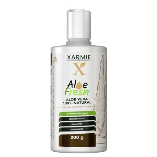 Aloe Fresh Gel De Babosa Aloe Vera Cicatrizante, Regenerador, Queimaduras, Dermatites XARMIE