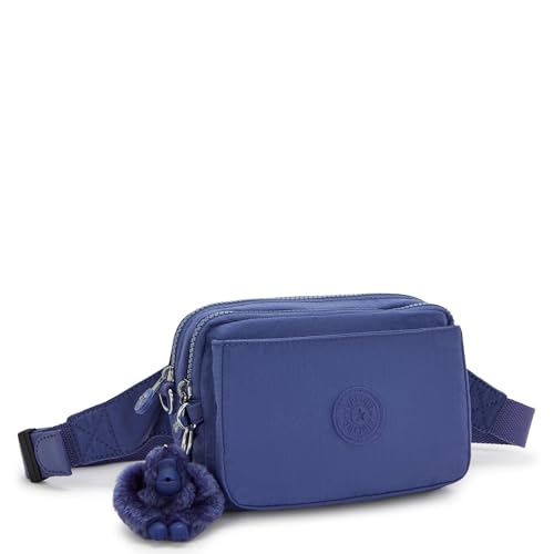 Image of Kipling Women's Abanu Medium Crossbody Bag, Lightweight, Adjustable Nylon Waist Pack with Multi-Compartment Zip Pockets
