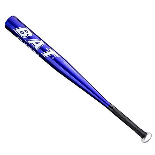 34 Pulgadas Bate de béisbol más Grueso de 86,4 cm Barra de Aluminio de aleación Ligera Bate de Goma Antideslizante para la práctica de Entrenamiento al Aire Libre para Adultos Adolescentes Azul