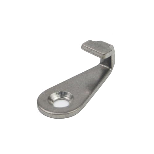 Image of MY MIRONEY 10PCS Mini Wall Hooks, Type 1 | Stainless Steel J-Shaped Mirror Hangers Hardware Photo Frame Hooks with Mounting Screws