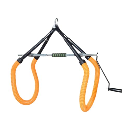 QLoztyse 牛のヒップリフト 調節可能な牛リフター 2205ポンド 畜産機器 牛のヒップクランプ 搾乳繁殖のための立ち上がる補助装置, オレンジ