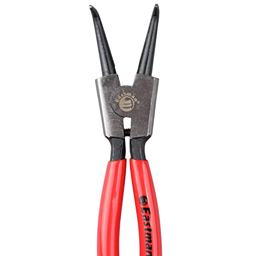 Image of Eastman Circlip Plier Set Of 1Pcs, 13 /325 Mm (External Straight), Alloy Steel Hardened And Tempered, Red Colour - E-2033 C