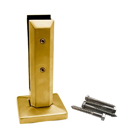 Stainless Steel 2205 Grade High Square Mount Adjustable Fit Pool Fence Railing Spigot for 3/8