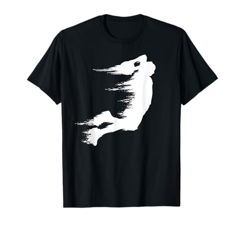 Cool Slam Dunk Silhouette Basketball Player Dunking The Ball T-Shirt