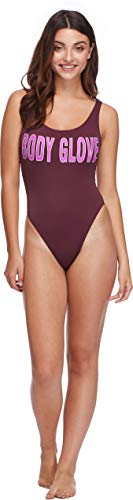 Body Glove Women's Look Solid One Piece Swimsuit, Smoothies Porto, Medium