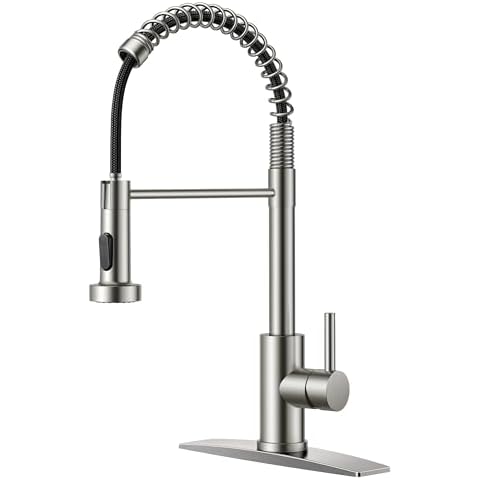FORIOUS Brushed Nickel Kitchen Faucet Cover