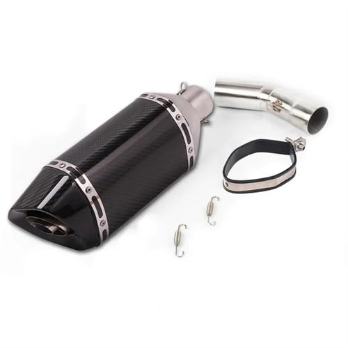 Tuyau d'échappement de moto inox améliorant le flux de la Kawasaki Ninja ZX636