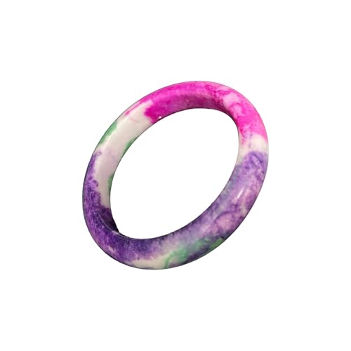 Bracelet en jade pierre colorée véritable de prestige