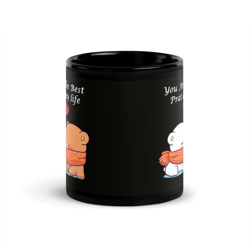 Image of Ceramic Printed Tea Coffee Mug, Love Quotes Cup, Best Gift for Wife, Husband, Girlfriend, Boyfriend, Anniversary, Valentines Day (Design-7)