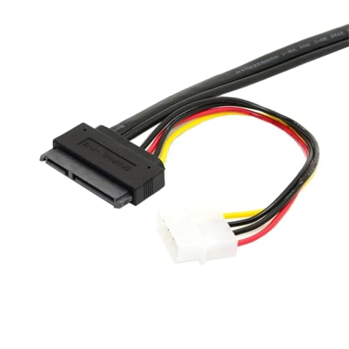 Cable de datos eSATAp a SATA 22p y IDE 4p 50 cm miniatura 4