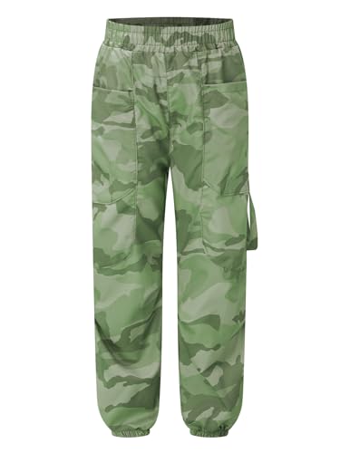 Shinsto Boys Cargo Pants Camo Jogging Bottoms Loose Joggers Sweatpants Casual Outdoor Slacks